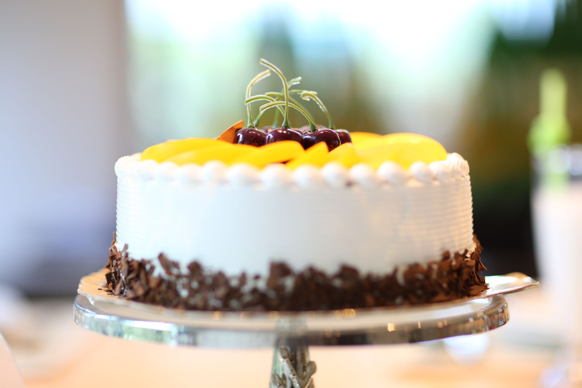Fotó: Étcsokoládés baracktorta